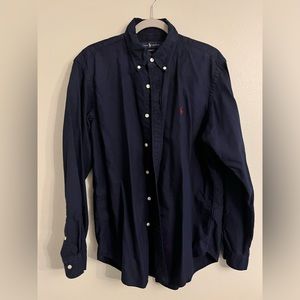 Ralph Lauren Large Classic Fit Oxford button down. Navy